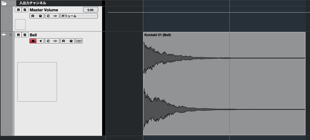 ファイルの冒頭から音が始まっている例