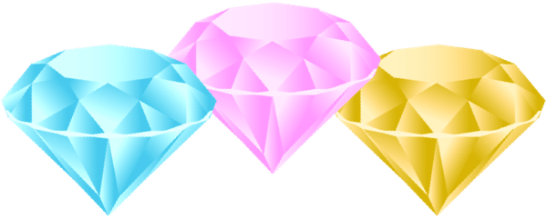 イラスト: 3種類の宝石